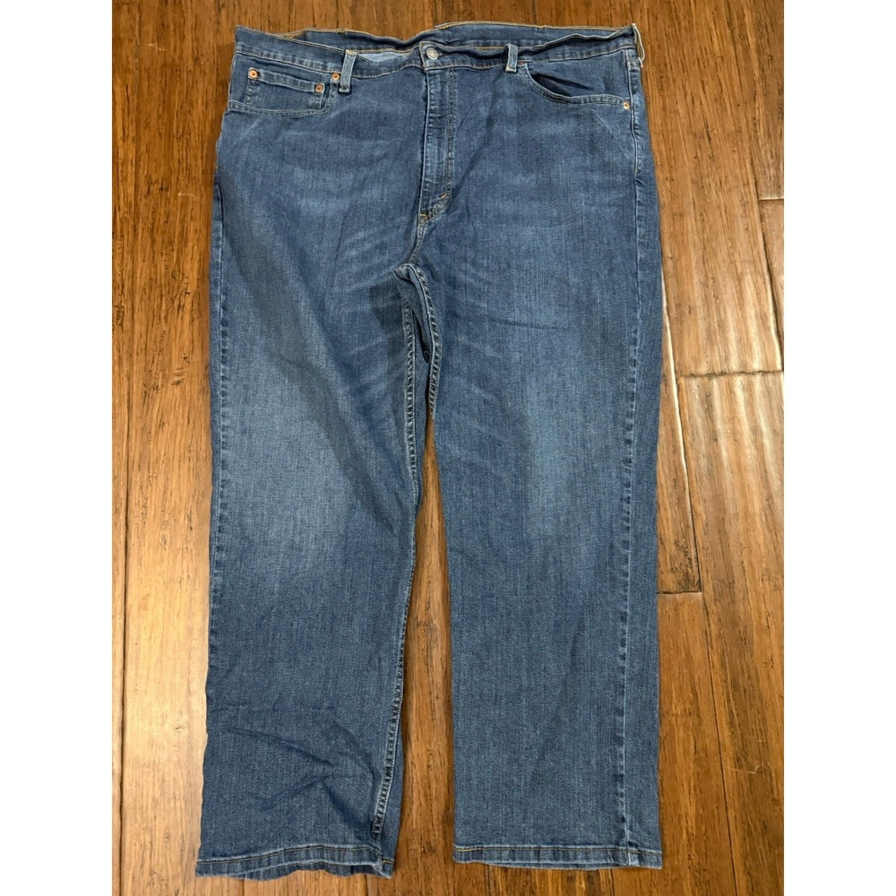 Levi's 559 Relaxed Straight Jeans Mens 44x30 Blue Denim Medium Wash Casual